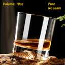 Whiskey Glasses,4 Old Fashioned Glasses Set with 16 Stainless Steel Ice Cubes,10oz Whiskey Rocks Glasses Gift for Men,Bourbon Tumbler for Scotch Whisky Cognac,Rock Barware at Bar Home