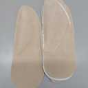 Pigskin Arch Support Insoles for Women Plantar Fasciitis & Flats Feet Pain Relief, 0.4" Thickness, Self-Adhesive Arch Insert with Heel Cushion for High Heels Sandals Slippers Flats, 2 Pairs 8-12 Size