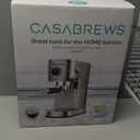 CASABREWS 5418 PRO Espresso Machine 20 Bar, Upgraded Espresso Maker with Powerful Steam Milk Frother, Stainless Steel Coffee Machine with Fast Heating System for Cappuccino, Latte, Silver