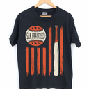 San Francisco US Baseball Flagge, SF Baseball Shirt, Size XL