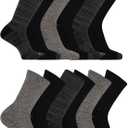 Merrell Unisex Adult Cushioned Midweight Ankle Socks -  12 Pairs - Moisture Wicking (Small-Medium)