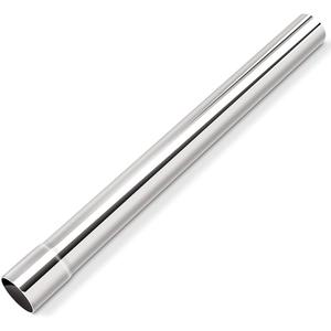 2.5 Inch DIY Stainless Steel Exhaust Muffler Straight Pipe, Tailpipe 2.5"ID to 2.5"OD Exhaust Extension Tube Tailpipe 22" Length Universal Fitment - 1PCS