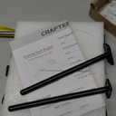 8pcs Wall Shelf Brackets Heavy Duty Floating Shelf Bracket Hidden,Invisible Black Shelving Brackets Decorative Floating Shelf Hardware Heavy Duty,Metal Shelf Support Bracket(8"-8pcs)