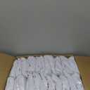 LEBENGURU Stretch Spandex Folding Chair Covers 30PCS, Universal Elastic Fitted Chair Cover Protector for Wedding, Party, Banquet, Holidays, Celebration, Decoration (White)