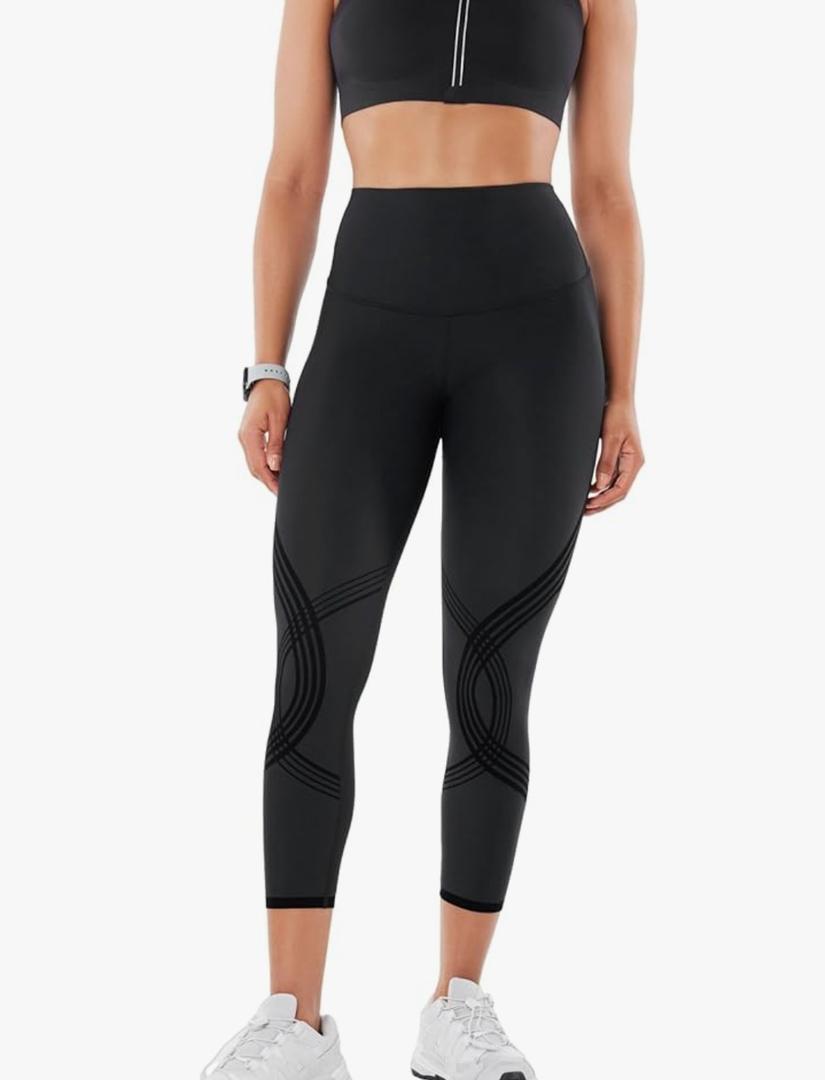 Fanka Body Sculpt Leggings for Women, 7/8 Length - Compression for Targeted Area, Reversible Wear Size S