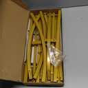 Asee'm 7.2FT Metal Arch Backdrop Stand Gold Arched Backdrop Frame for Wedding Party Ceremony Birthday Bridal Baby Shower Garden Floral Balloon Arch Decoration (7.2x4FT(HxW))