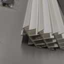 3PCS Replacement Door Bottom with Vinyl Fins 36" Long 1 3/4" Wide Threshold Seal Bottom of Door Weatherstrip Kerf Weather Stripping for 7/8" Between Barbs (White)
