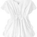 Gymboree,Girls,and Toddler Swim Coverups,White,5T
