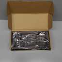 Cisily Kitchen Sink Caddy, Sponge Holder for Kitchen Sink, Kitchen Sink Organizer and Storage with High Brush Holder, Rustproof 304 Stainless Gadgets Sink Accessories (Brown) (9.25)