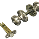 Kwikset Signature Series 97300-829 Satin Nickel Juno™ Bed & Bath Privacy Knob