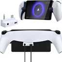 DLseego Charging Adapter for PlayStation Portal,with Type C Jack and 3.5mm Headphone Jack Adapter Connector for PS5 PlayStation Portal Remote Player - White