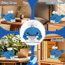 2 x Son Gifts from Mom Dad,Valentines Day Birthday Gifts for Son Adults Son in Law,Funny"I Whale Always Love You"Emotional Support Crochet Whale,Cute Back to School Graduation Room Desk Decor for Boys Men