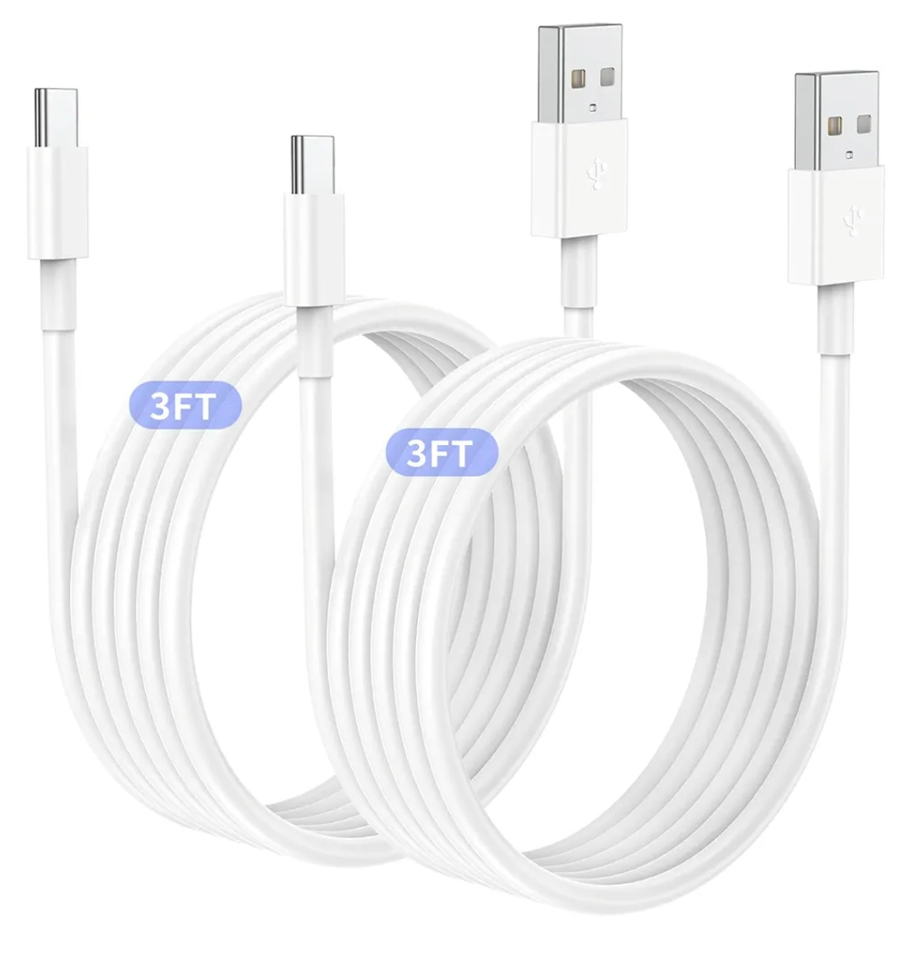 2Pack 3ft Car Carplay Cable for Apple iPhone 17 Pro Max/17 Air/16 Pro/15 Plus/15, USB A to USB C Carplay Charger Cord, iPad Pro 12.9/11,10th, Air 5th/ 4th,iPad mini 6th Gen Car Charging Cable 3 Feet