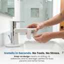 Jokari Child Safety Guard Multi-Use Lock for Sink, Shower, and Door Knobs Prevents Hot Water Burns and Unsupervised Access Easy Install Childproof Protection for Home Safety
