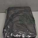 gzcz Large Capacity Travel Makeup Train Case,Professional Cosmetic Bags for Women,Portable Makeup Brush Bag Organizer Storage with Adjustable Dividers and Shoulder Strap (Black)