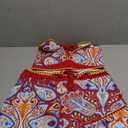 ZAFUL Women's High Waisted Bikini with Skirt Whip Stitch 2 Piece Swimsuits Tummy Control Bathing Suit, XL