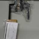 Estmoon 2 Pack Privacy Door Levers Door Handle Matte Black Interior Door Knobs Keyless Door Locks for Bedroom or Bathroom, Left or Right Handing Levers