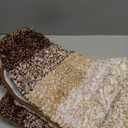 Arotive Microfiber Bathroom Rugs, Shaggy Soft and Absorbent Bath Rug, Non-Slip, Thick Plush Machine Washable Dry Bath Mats for Bathroom, Tub and Shower, 30x20, Brown, Rectangular