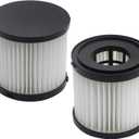 2 Pack Wet/Dry HEPA Filter Compatible with Ryobi 18V ONE+ Wet/Dry Vacuum Cleaners PCL733, PCL734, P3240, Also Fit HART 20-Volt 2-Gallon Wet/Dry Vac HPWD01B, Compare to Part# A32VC05, A32RF08