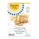 Simple Mills Almond Flour Crackers, Fine Ground Sea Salt - Gluten Free, Vegan, Healthy Snacks, 4.25 Ounce (Pack of 1)