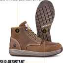 Carhartt Men's CMX4023 Lightweight Wedge Moc Toe Chukka size 9.5 (Brown)