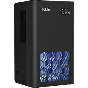 ToLife Dehumidifier for Home Bedroom 1000 sq.ft with Auto Shut-Off, Black