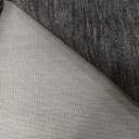 Washable Indoor Outdoor Rug 10x14 Weather Resistant Area Rugs Modern Solid for Porch Deck Balcony Backyard Patio Outside Carpet (10 X 14 Dark Grey)