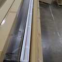 CHICOLOGY Mini Blinds for Indoor Windows  84"W x 72"H, White Horizontal Vinyl Blinds | Cordless | Easy to Install | Sleek Low-Profile Fit for Doors, Offices, Kitchens & Apartments (White (Commercial Grade))