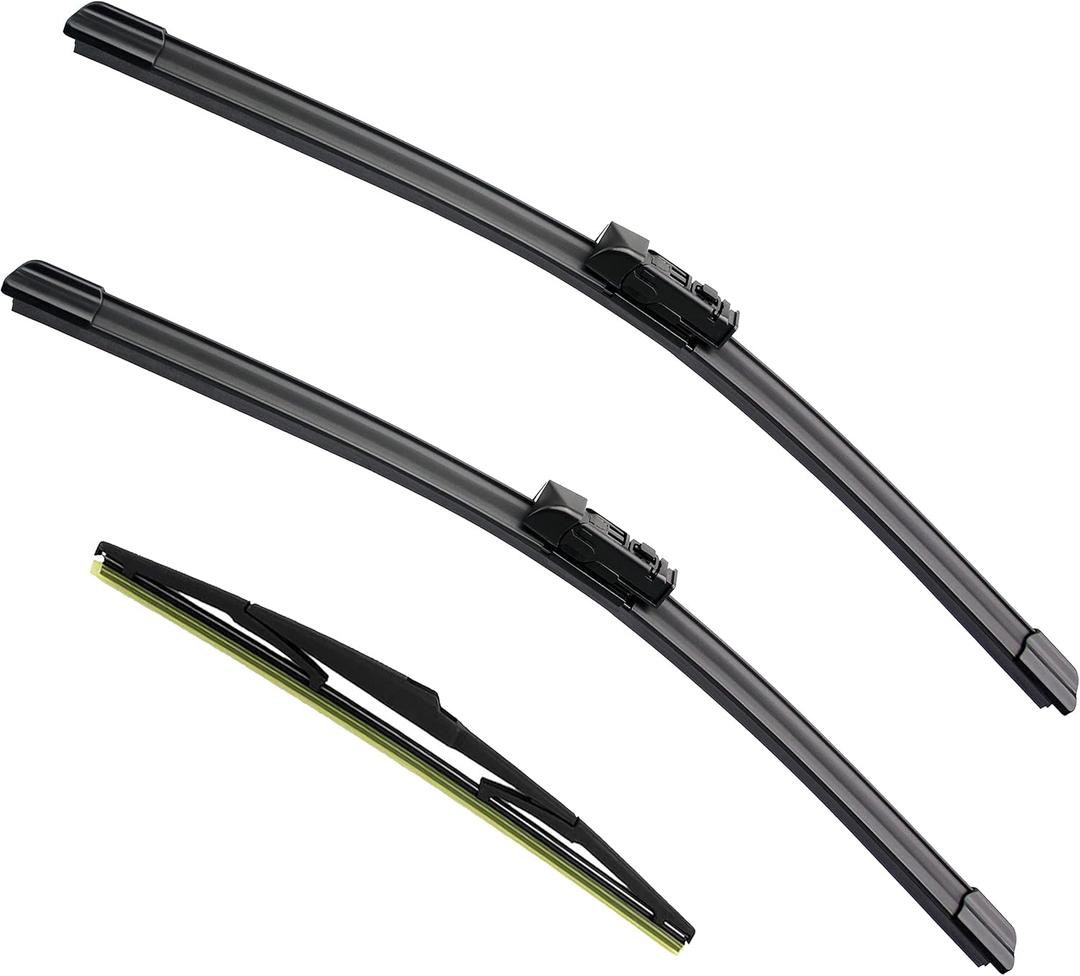 3 Factory Wiper Blade Replacement for Mazda CX-5 CX-9 02/2017-2021 2022 2023 2024 Original Equipment Windshield Window Wiper Blades Set - 24"/18"/14"(Set of 3) Top Lock