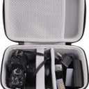 Hard EVA Carrying Case Compatible with Compatible with Fujifilm X-T50,X-T5,X-T30 II, X-T30, X-T10, X-T20 Mirrorless Digital Camera Kit storage box(Fits 16-50mm / 18-55mm Lenses) Black