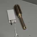 AIMIKE Round Brush for Blow Out, Small Round Hair Brush Nano Thermal Ceramic & Ionic Tech, for Blow Drying & Styling, Curling and Shine - 2.4 inch Barrel w/Boar Bristles