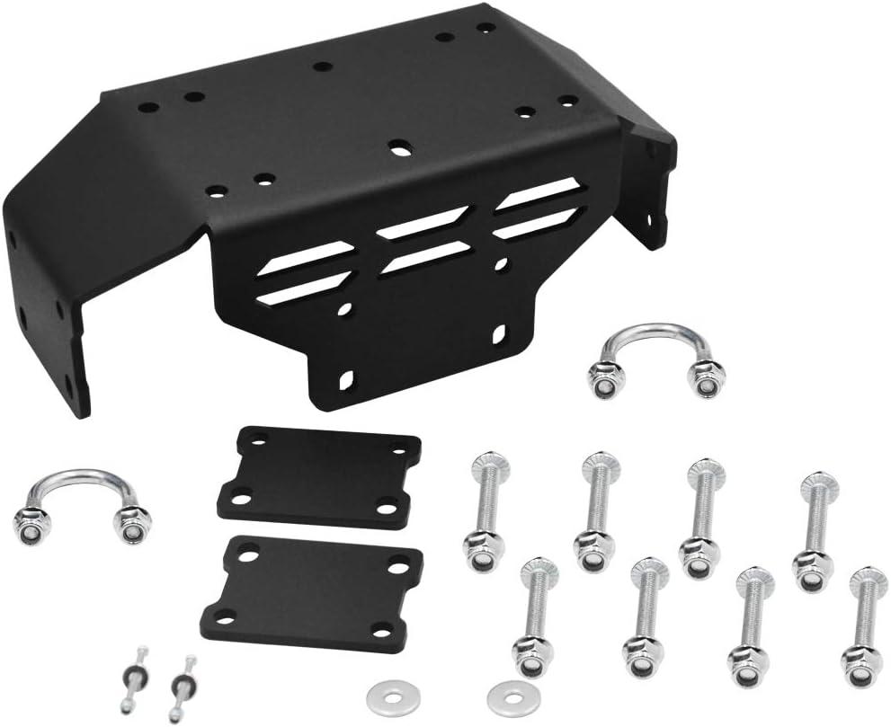 Winch Mounting Plate Bracket Kit Compatible with Honda Pioneer 500 2015-2023 Pioneer 520 2021-2023