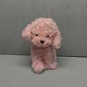 Pink Puppy Dog Stuffed Animals Plush Toys, Pink Toy Poodle Bichon Frise Maltese Stuffed Dog Plush, for Girls, Kids, Babies, Birthday, Easter, Christmas -12.6 inches