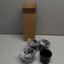 SEETOOOGAMES Jumbo Aluminum Drop-in Poker Table Cup Holder Insert (4pcs Black)