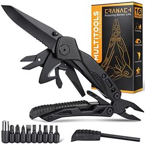 Christmas Stocking Stuffers for Men Dad Adults Gifts 16 In 1 Pocket Multitool Knife Plier Camping Accessories Multi Tool Gadgets Birthday Him Husband Boyfriend Women Who Have Everything Wants Nothing