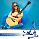 Guitar Stand,Acoustic Guitar Stand Acrylic Guitar Stand Holder with Padded Foam, Electric Guitar Rack,Bass Floor Music Stand Home and Studio, Travel Guitar Stand