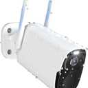 Rraycom Security Cameras Wireless Outdoor, 2K Battery Powered Camera for Home, WiFi Surveillance Indoor Home Camera with Color Night Vision, IP66, 2-Way Audio, 120 FOV, AI Detection, Works/Alexa