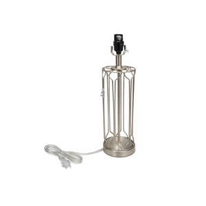 Mix and Match 18.5 in. H Brushed Steel Cage Table Base