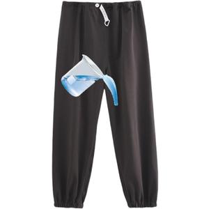 WEEOATAR Waterproof Patient Care Trousers,Reusable Incontinence Pants,Leak-Proof and Washable Urinary Incontinence Pants for Bedridden,Elderly,Mobility Impaired,Women on Periods(Long,Grey,XL)