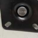 Heavy Duty Casters Wheels 2" inch Low Profile Caster Set of 4 Load Capacity 2200lbs, Swivel Plate with Wheel Brake Low Gravity Center Furniture Caster Wheel for Cart, Toolbox Workbench-Black