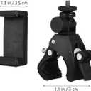 DOITOOL Mic Stand Phone Holder Clip with 180 Adjustable Rotating Head Secure Clamp for Smartphones Compatible with Microphone Stands Ideal for Music Recording and Streaming