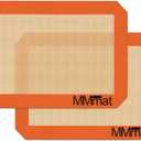 Silicone Baking Mat - Best German Silicone - Non Slip Silicone Baking Sheet, Non Stick Reusable Silicone Mats for Baking, Oven Liner, Counter Mat - 2 Quarter Sheets Baking Mat