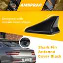 Shark Fin Antenna Cover,Car Roof Antenna Caps fit for Kia Optima 2014-2020,Sonata 2015 2016 2018 2019,Genesis Sedan G80 2015-2017,Genesis Coupe 2013-2015,Elantra Sedan 2011-2016,(Not Sport)