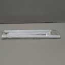 White Tension Curtain Rod for Windows 28 to 48 inch, Adjustable Expandable Pressure Spring Curtain Rod No Drilling, 7/8" Curtain Rod for Bedroom Doorway Closet Door