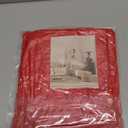 OTOSTAR Set of 2 Xmas Soft Plush Short Wool Velvet Decorative Throw Pillow Covers Square Luxury Style Cushion Case Pillow Shell for Sofa Bedroom Snowflake Red, 20x20 Inch