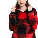 LINYUCHEN Cat Pouch Hoodie Large Pet Pouch Sweatshirt Puppy Kitten Holder Carrier Pullover Tops for Women (Red), Large