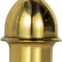 FRF FLAG Gold Brass Acorn End Cap Flag Pole Topper Finial (Fits 1 Inch FlagPole)