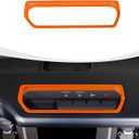 Differential Control Panel Trim Cover Compatible with 2021-2024 Ford Bronco Interior Accessories Orange