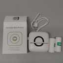 Mini Printer Sticker Thermal Printer with 3 Rolls Paper, Bluetooth Portable Phone Print Pods,Study Sticker Maker for Pictures, Photos, Journals, DIY, Compatible with Phone & Tablet (white)