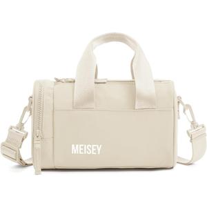 Small Gym Bag Bag With Wet Compartment And Coin Purse Duffel Bags Dance Yoga Workout Bag,Mini Gym Bag For Women (Small Gym Bag - Beige)